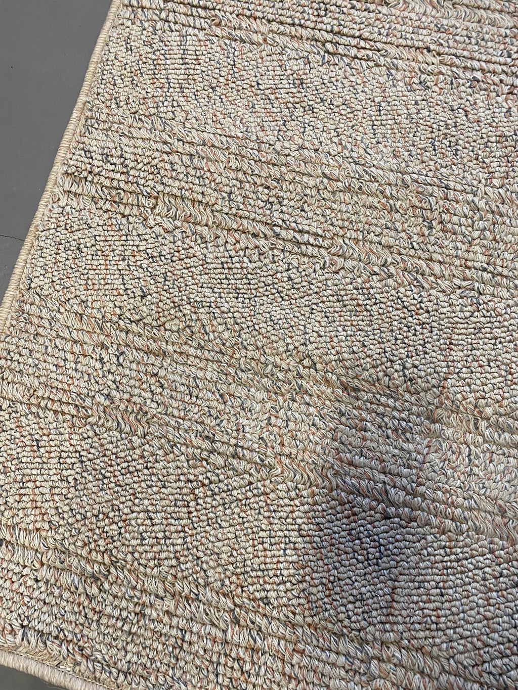 Alfombra Beige Textura Natural 160x230 (Pelo Bajo) — Tapis Beige Texture Naturelle 160x230 (Poil Court)