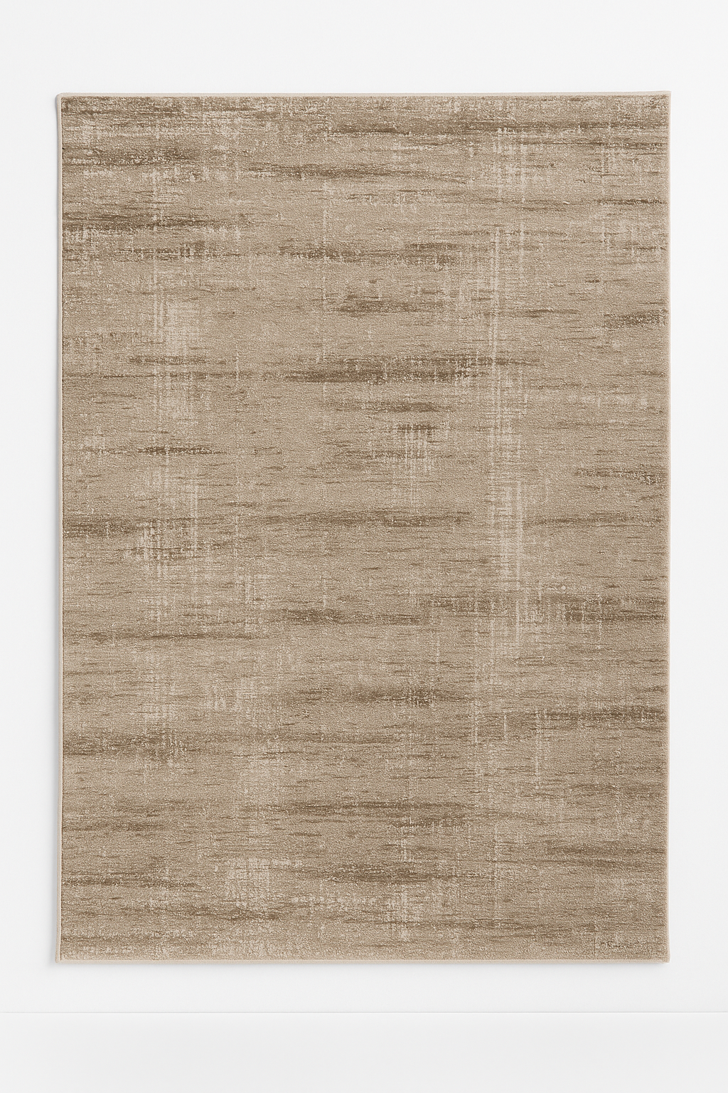 Alfombra lavable 230x160 salón nórdico moderna beige y marrón  | NIDO SH