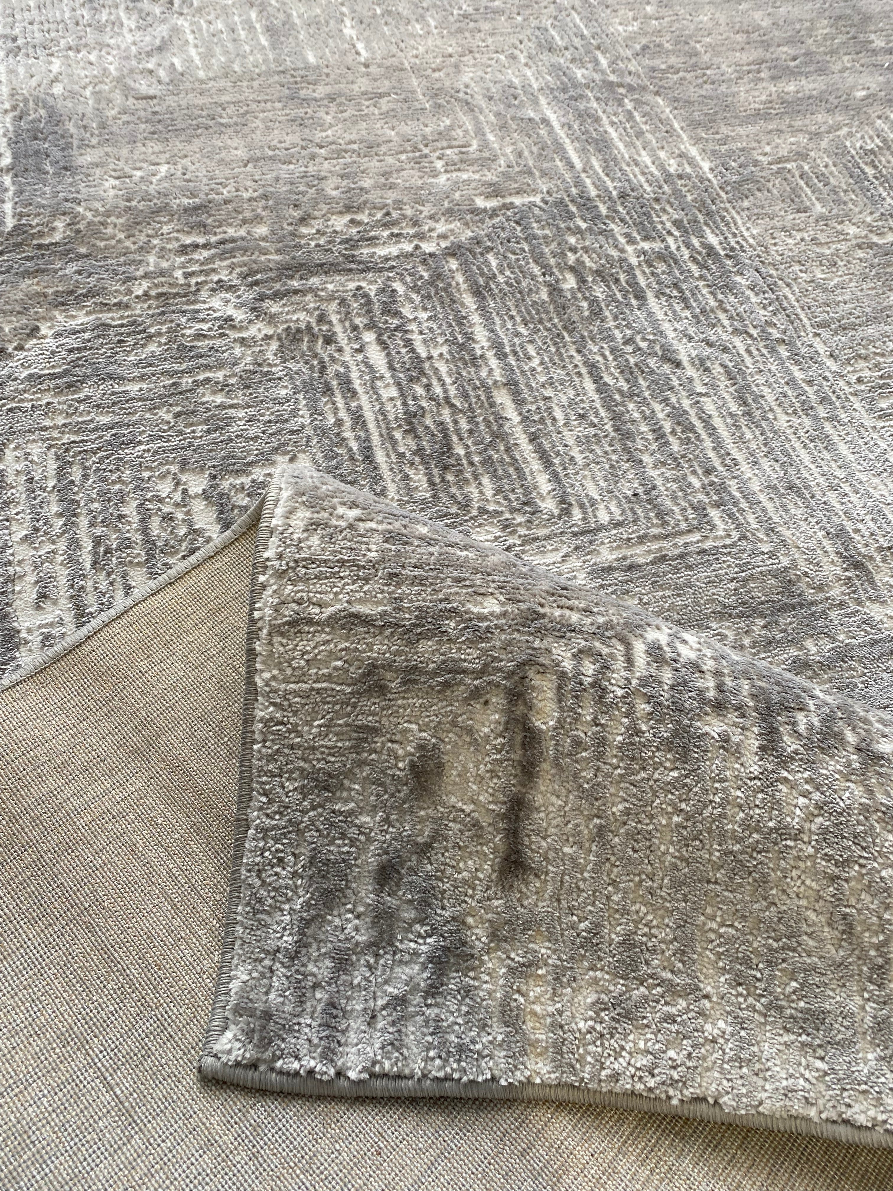 Alfombra Beige Moderna para Salón – Tapis Salon Beige Moderne | Estilo nórdico, suave, entretien facile