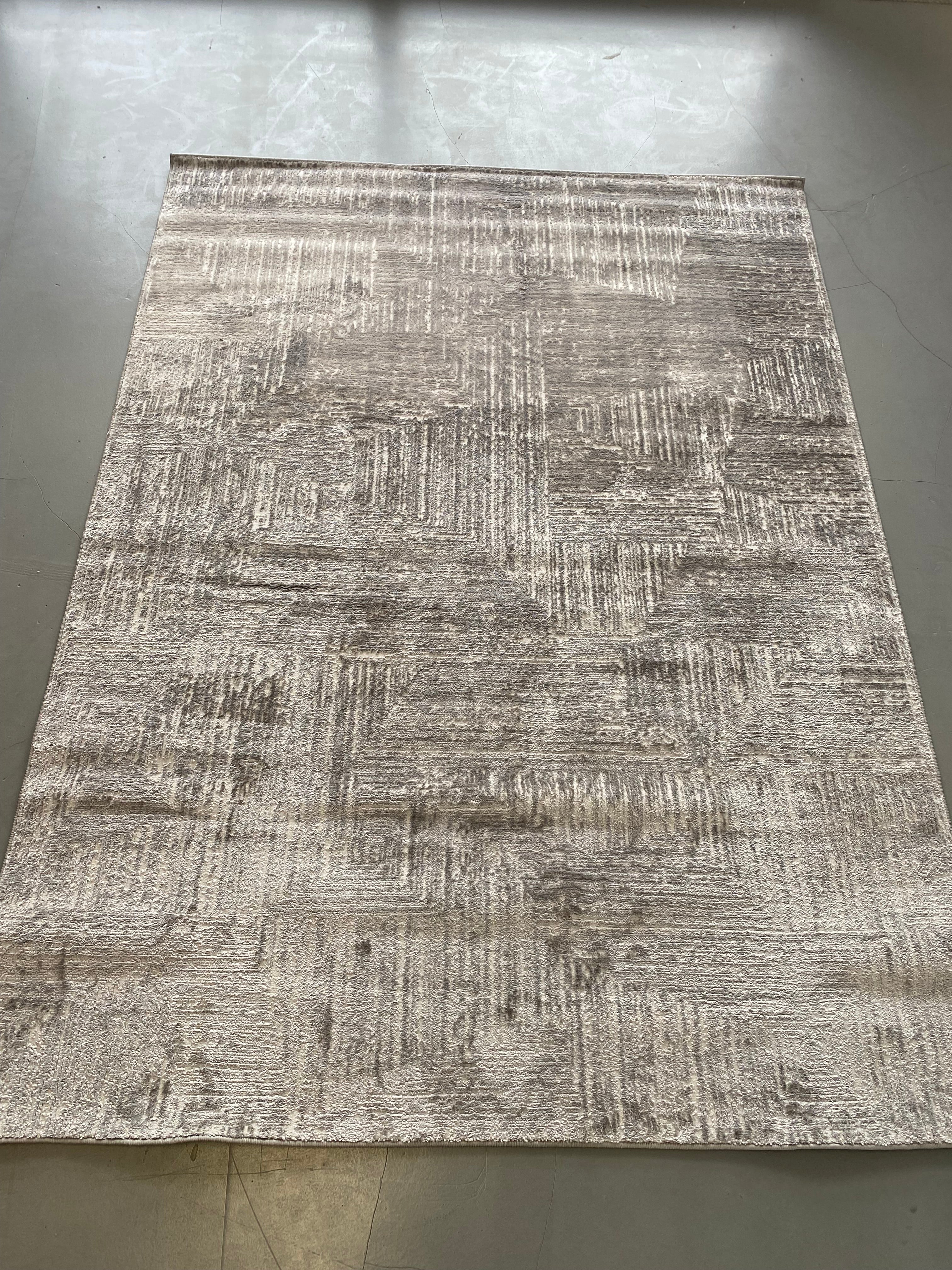 Alfombra Beige Moderna para Salón – Tapis Salon Beige Moderne | Estilo nórdico, suave, entretien facile