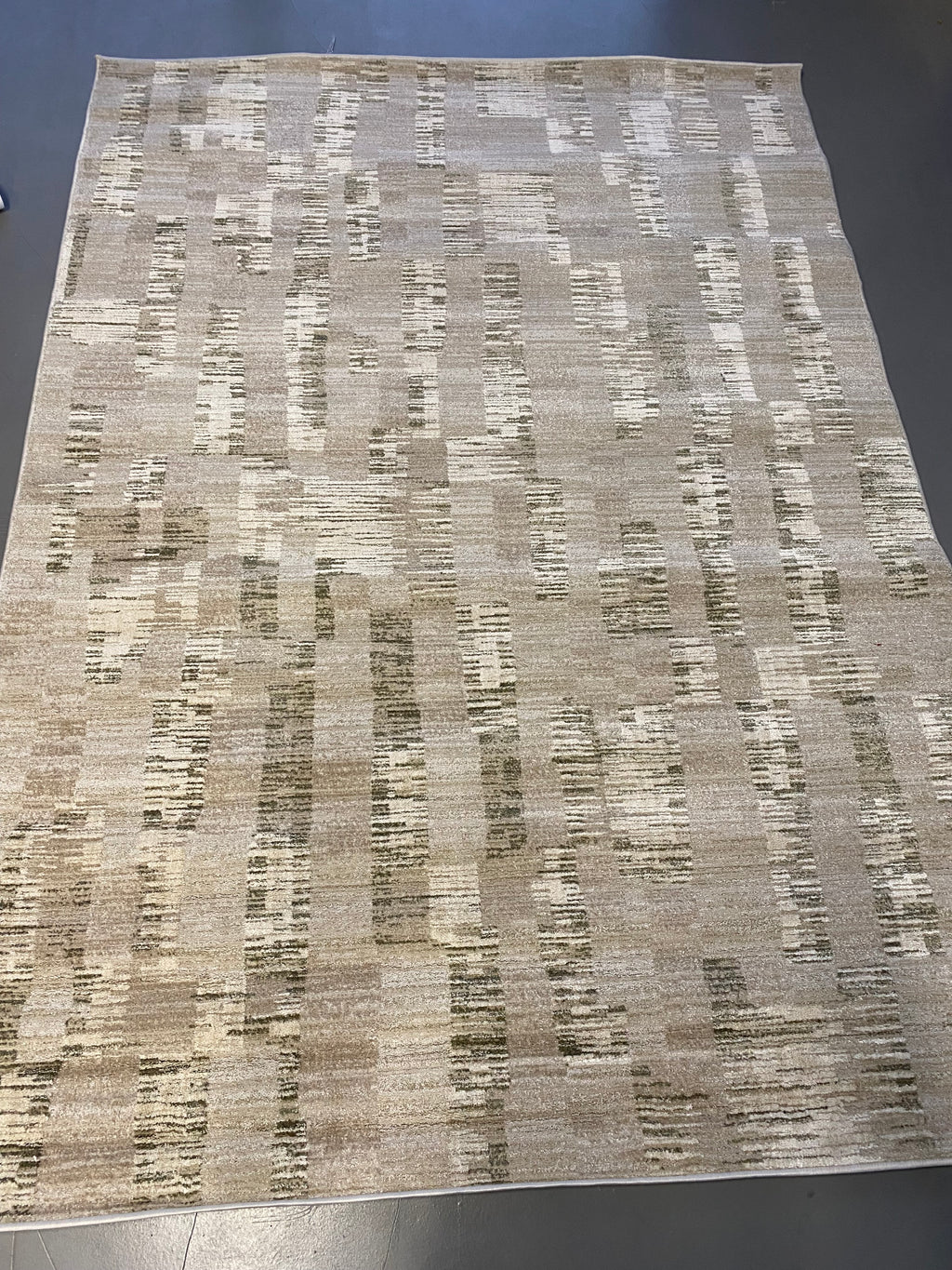 Alfombra Beige Moderna 230x160 Lavable 30º Antideslizante – Tapis Salon Beige Scandinave, Lavable 30°, Antidérapant, Doux rug