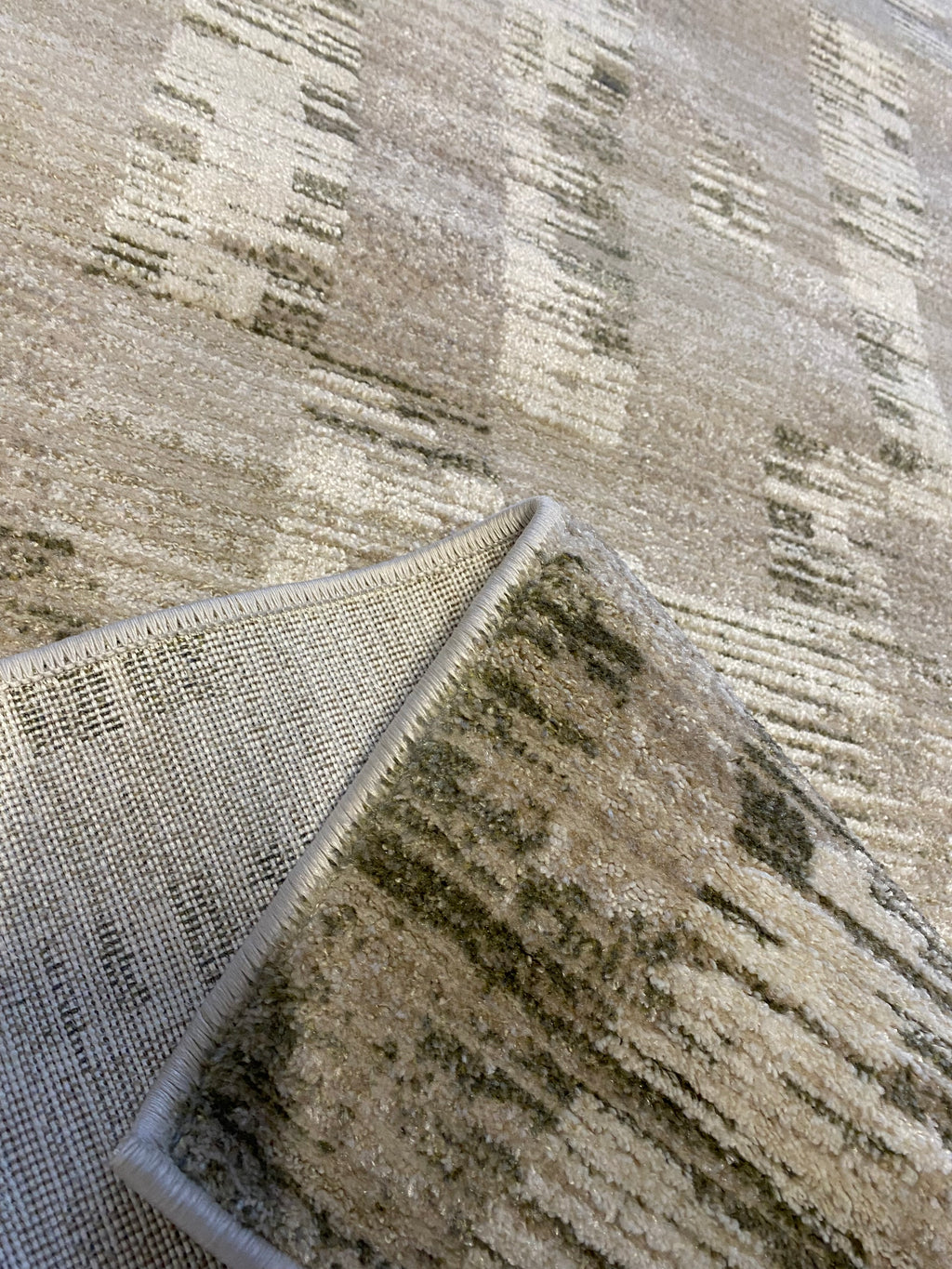 Alfombra Beige Moderna 230x160 Lavable 30º Antideslizante – Tapis Salon Beige Scandinave, Lavable 30°, Antidérapant, Doux rug