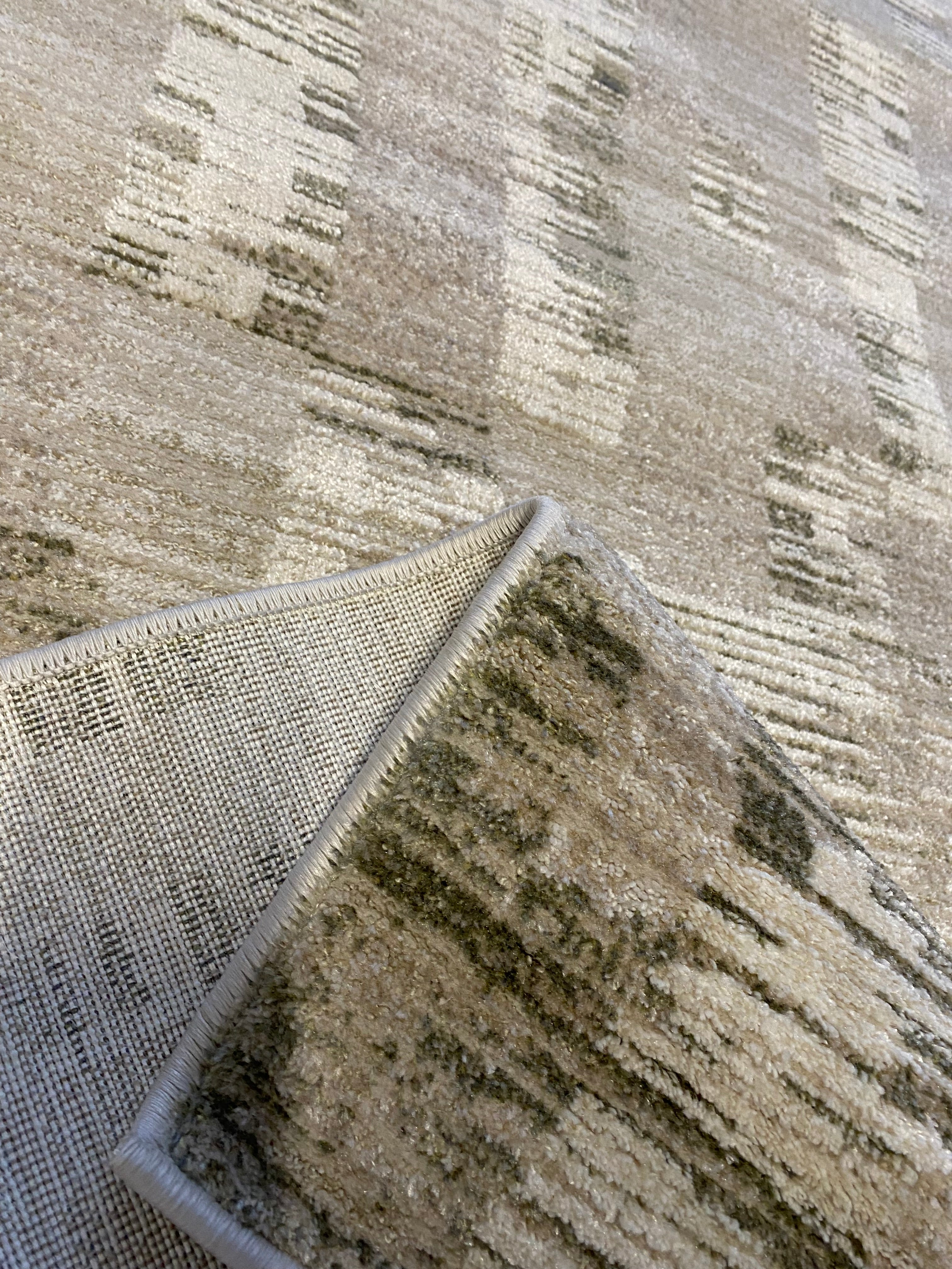 Alfombra Beige Moderna 230x160 Lavable 30º Antideslizante – Tapis Salon Beige Scandinave, Lavable 30°, Antidérapant, Doux rug